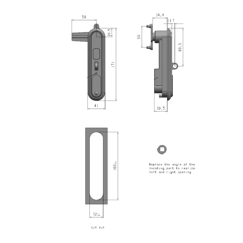 DS864-2P Active Electronic Locks With Multiple Unlocking Methods