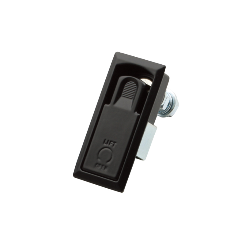 MS726-3 Painted Black Base Compression Type Cabinet Locks With Handle