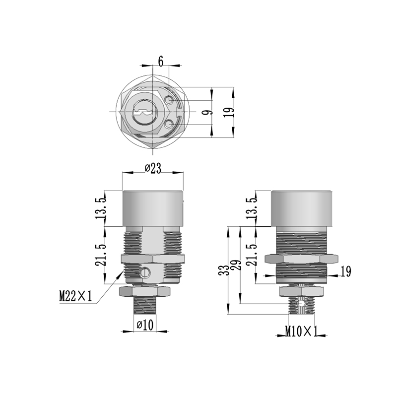 MS210-973 Brass Material Cylindric Locks