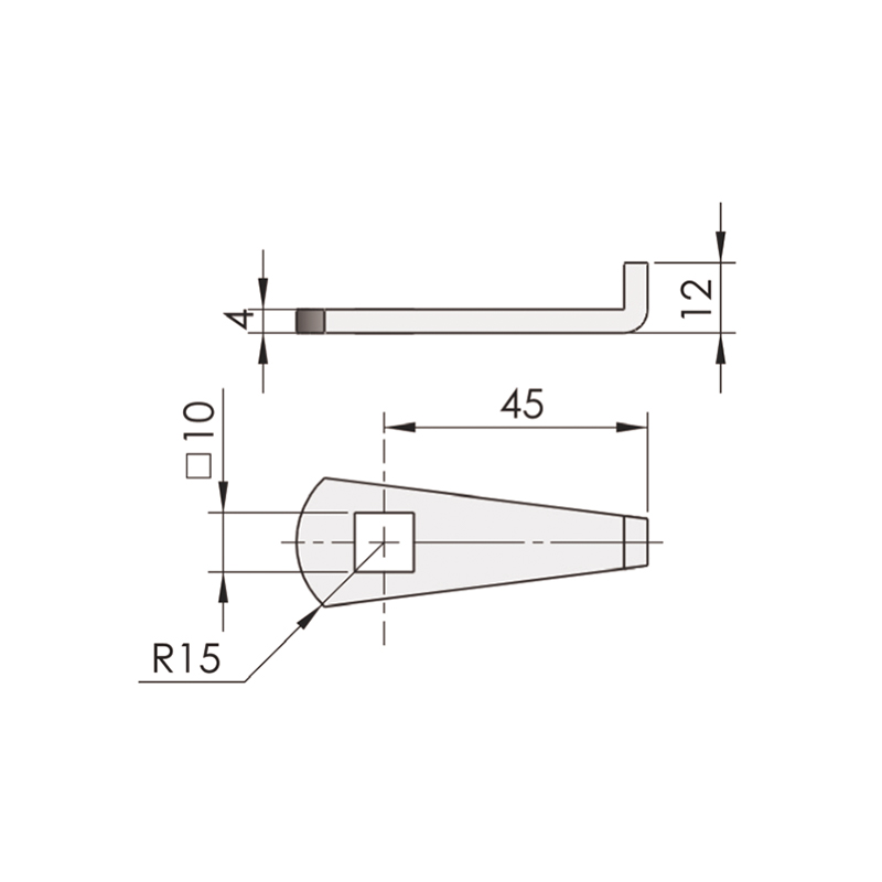 MS807-2B 90°Left Right Door Universal Stainless Steel Locks