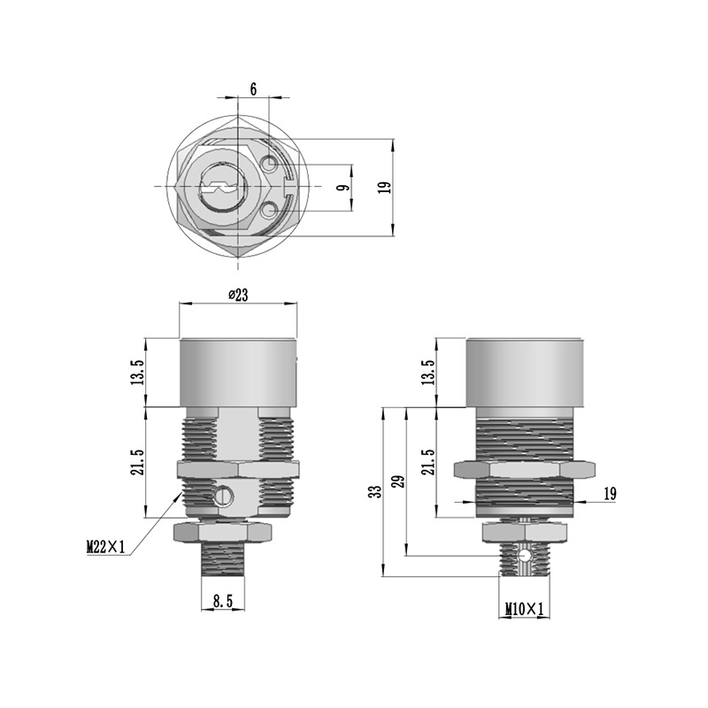 MS210-983 90°Rotated to Open the Door Cylindric Locks