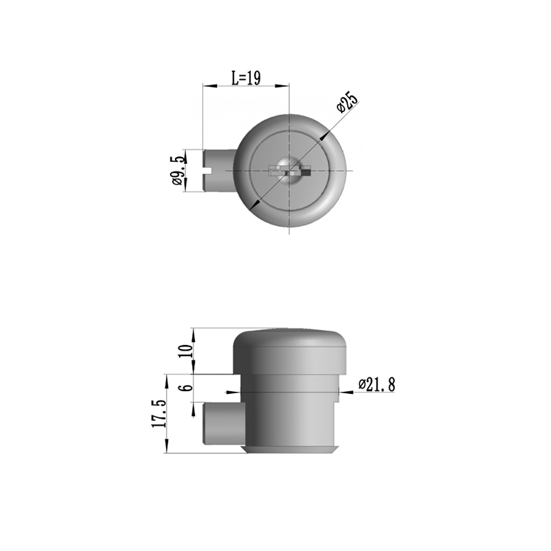 MS220 Brass Steel Bolt Industrial Cylindric Locks