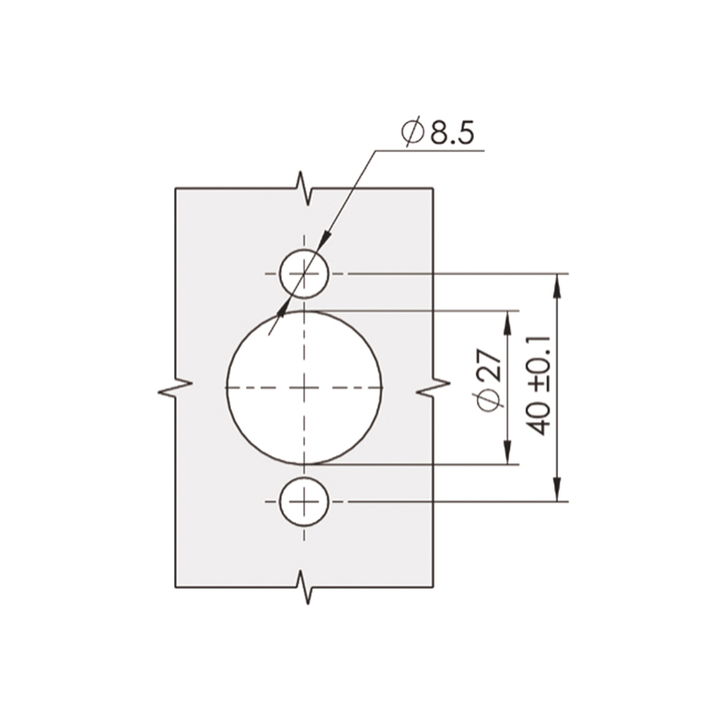 MS807-2B 90°Left Right Door Universal Stainless Steel Locks