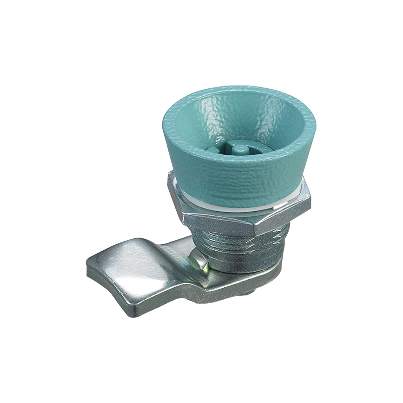 MS705-K01 Peacock Green Spray Plastic Handle Cylindric Locks