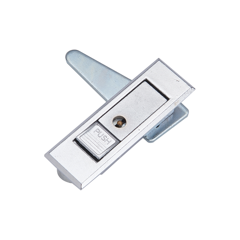 MS720 Plastic Button with Lock Cylinder Flat Door Locks