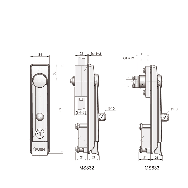 MS832  Connecting Rod Locks with Transmission Mechanism