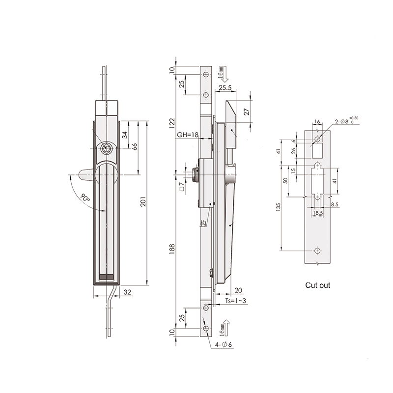 MS830 Inside and Out Seals Industrial Connecting Rod Locks