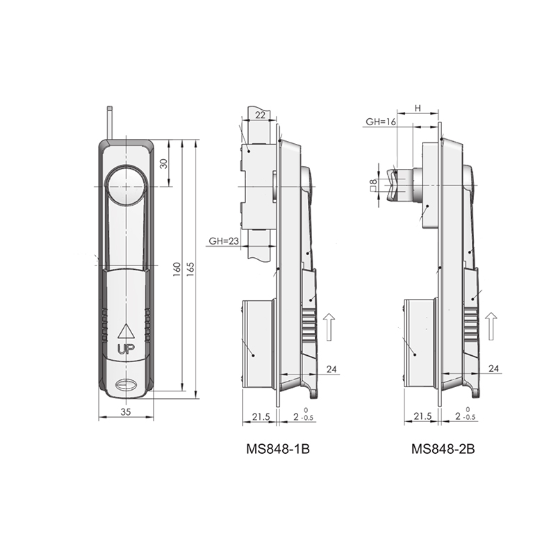 MS848-1B Steel Bolts Drive Belt Galvanized Connecting Rod Locks