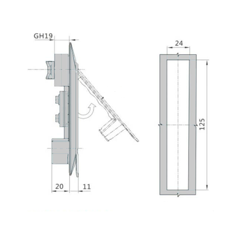 MS862 Galvanized Steel Bolts Industrial Connecting Rod Locks