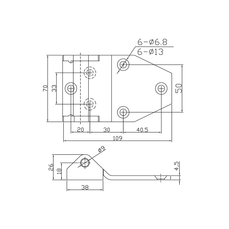 CL121-5 Surface Brushed All Stainless Steel Hinges