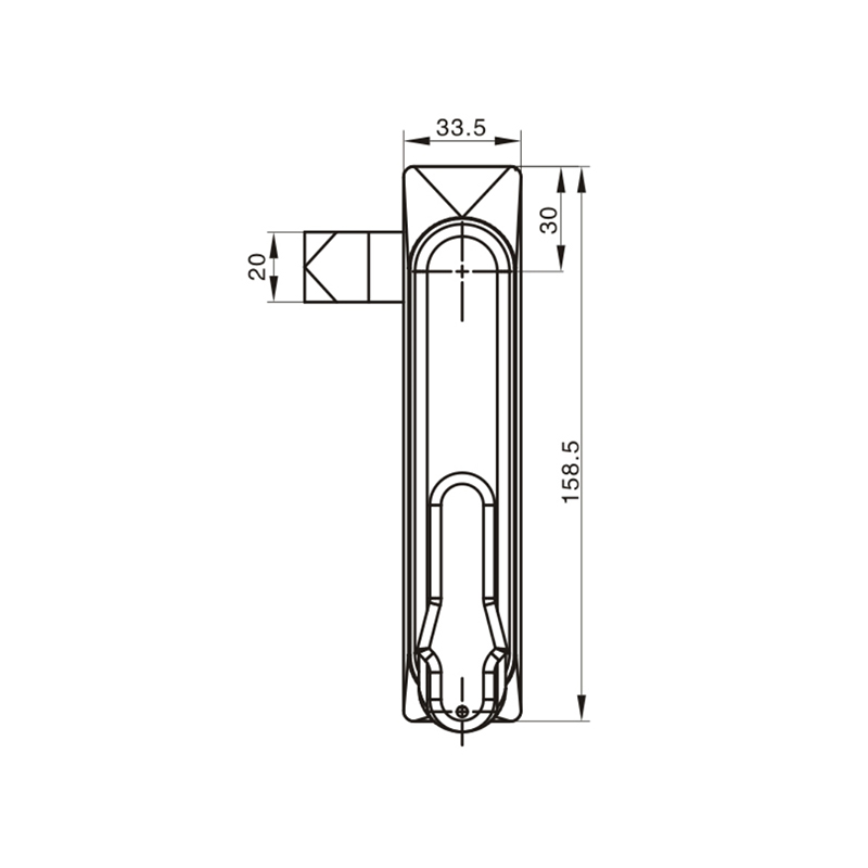 MS840-2A White Galvanized Steel Bolts Connecting Rod Locks