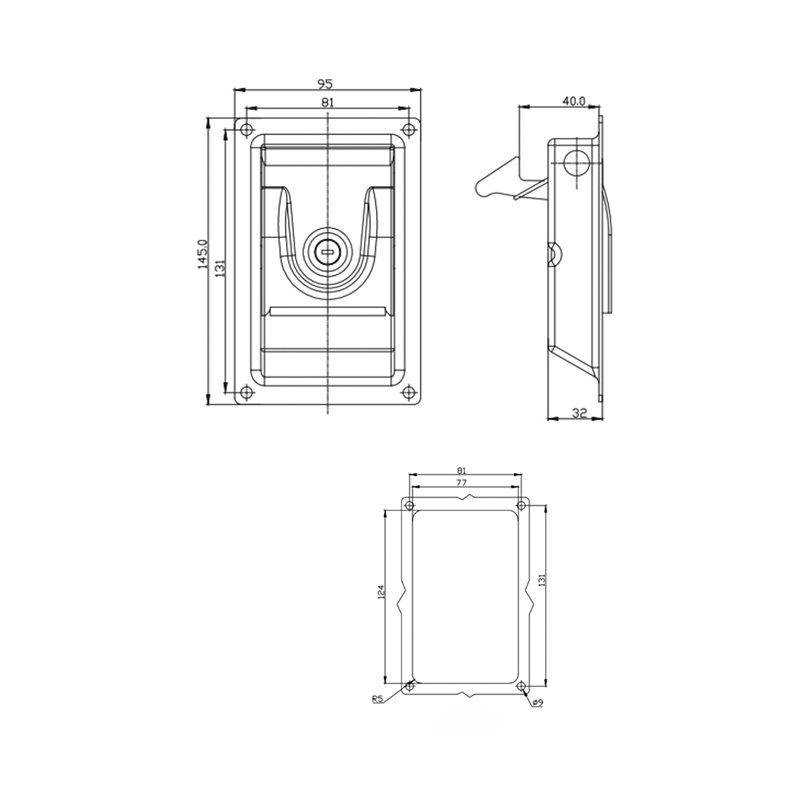 MS866-8-2E Impact Type Welding Stud Panel Locks