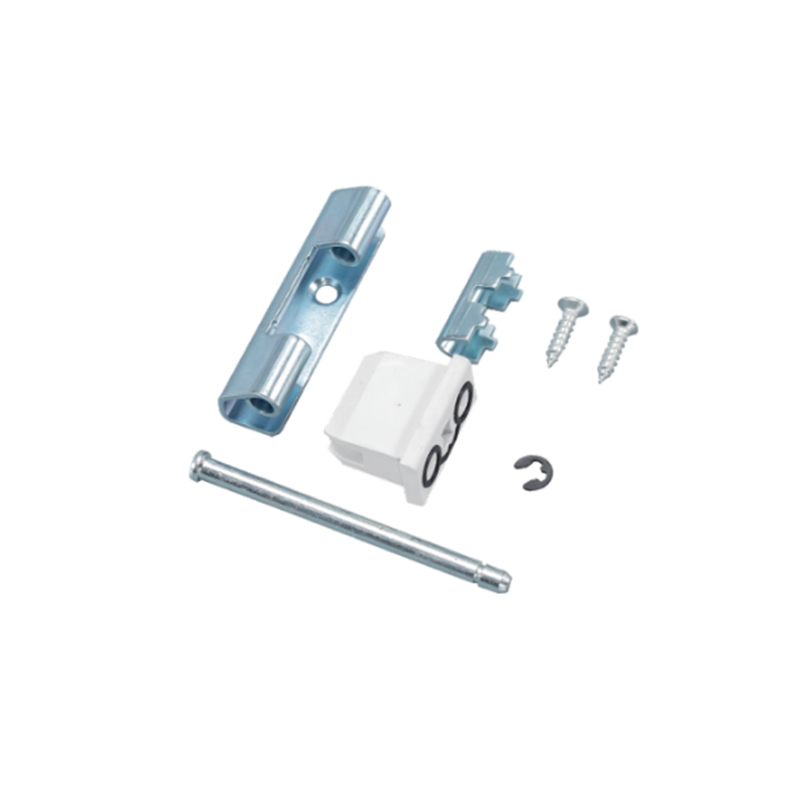 AE-1F Iron (White Zinc Plating) Carbon Steel Built-in Box Hinge, Pin