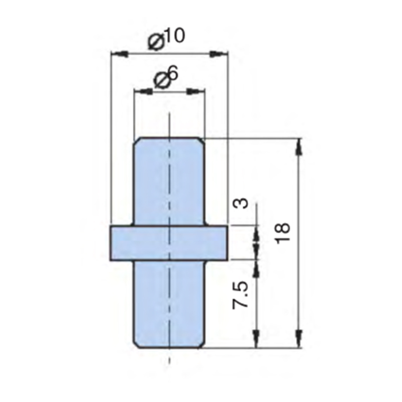 CL225-6 35g White Zinc Plating Carbon Steel Built-in Hinges