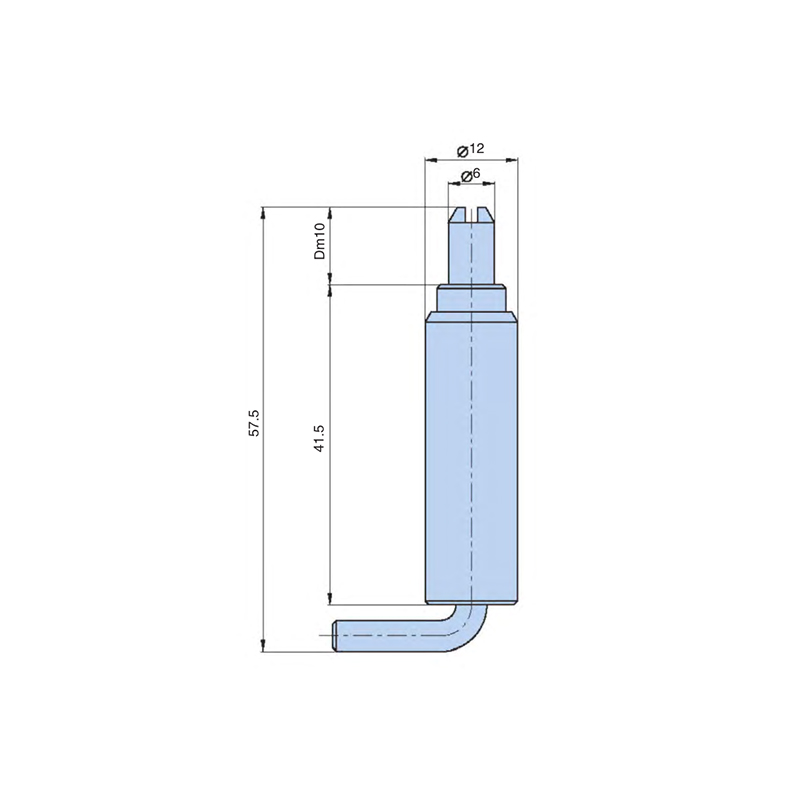 CL225-6 35g White Zinc Plating Carbon Steel Built-in Hinges