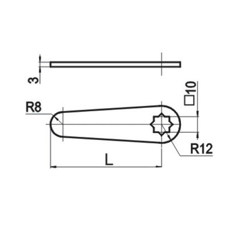 S1C 16 Deformation Pass Steel Bolt Industrial Lock Accessories