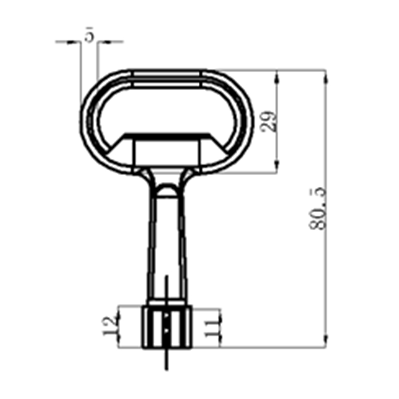 K3-A 29mm Handle Length Tool Key Accessories